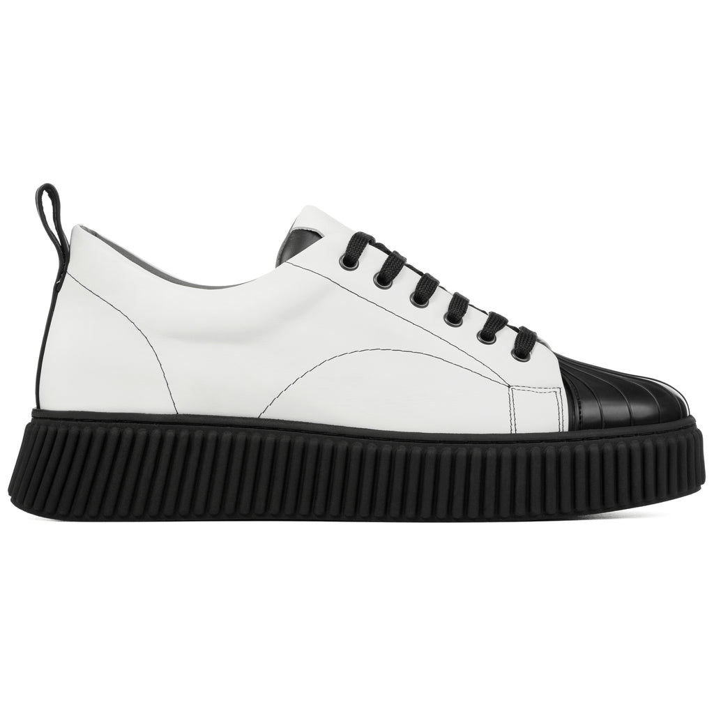 Briga One Cuir Noir & Blanc