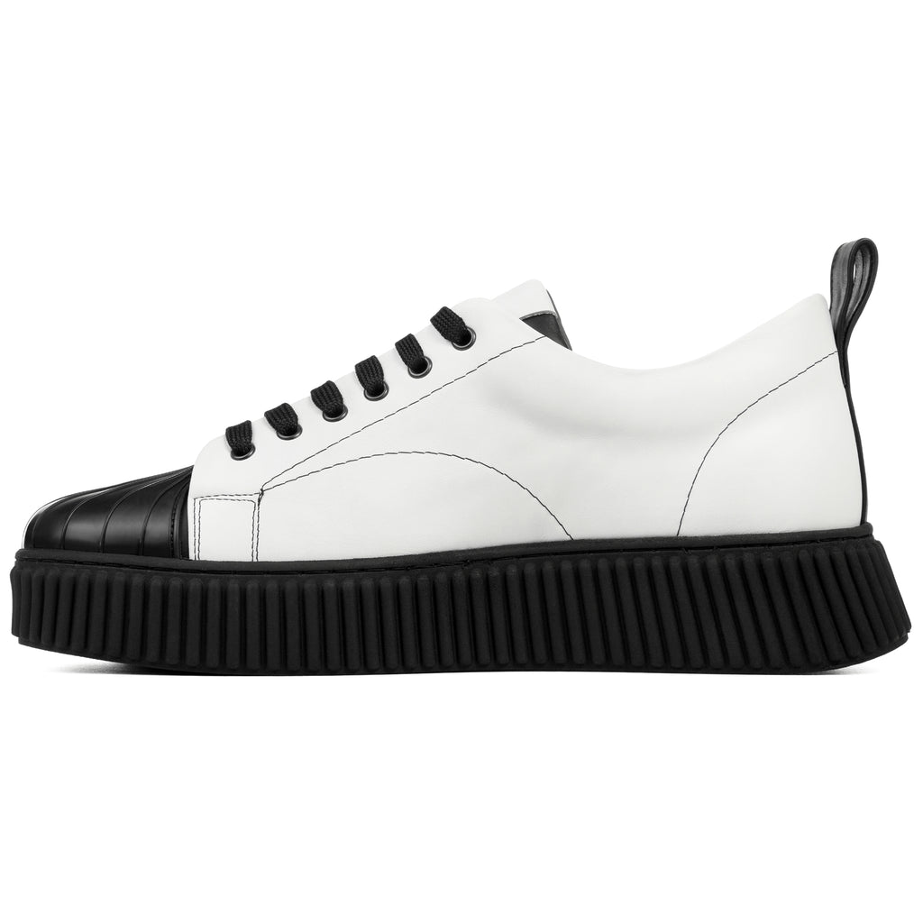 Briga One Cuir Noir & Blanc