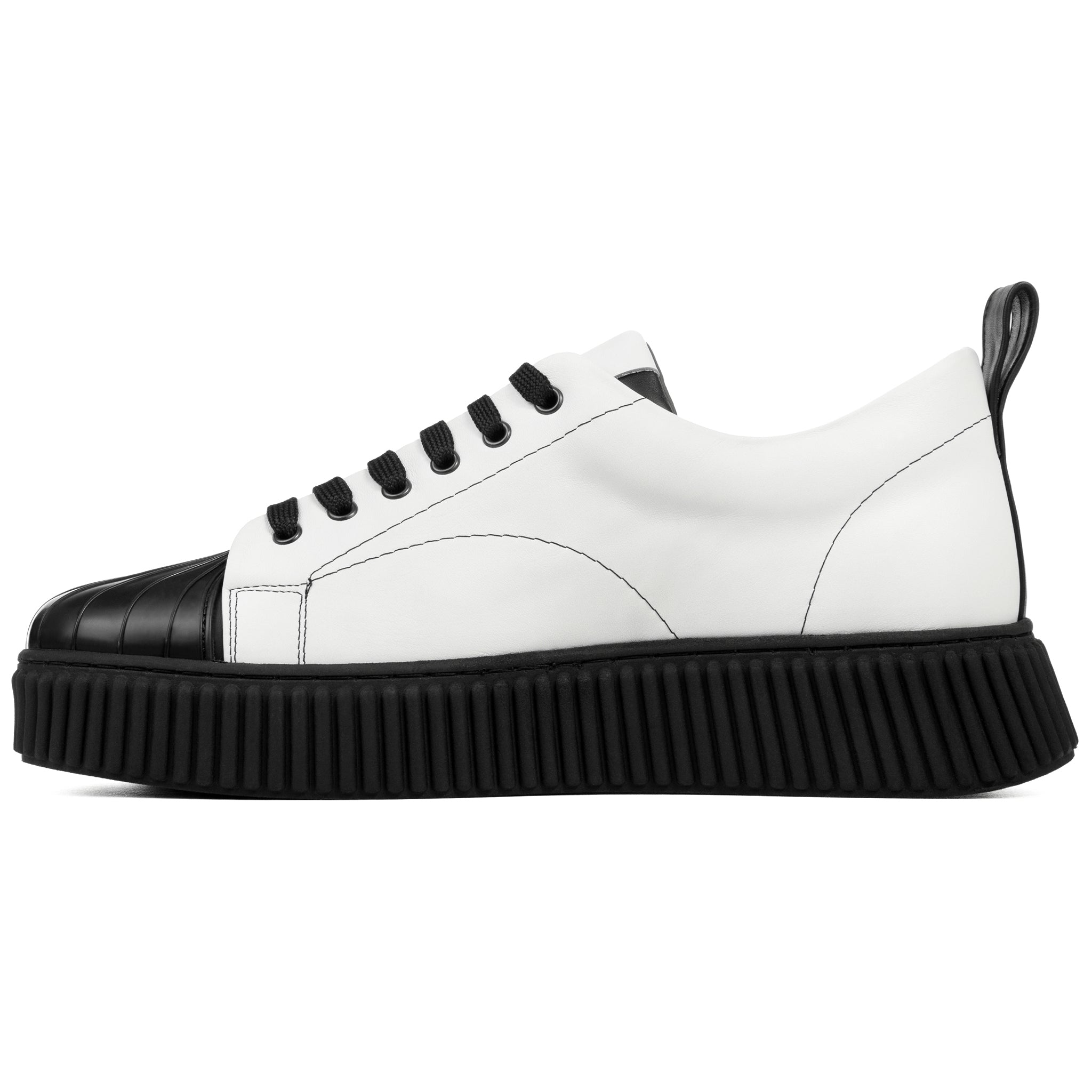 Briga One Black & White Leather