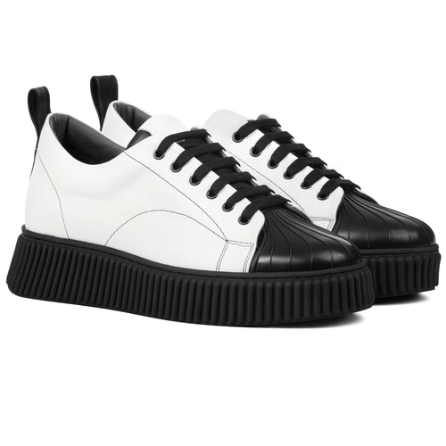 Briga One Black & White Leather